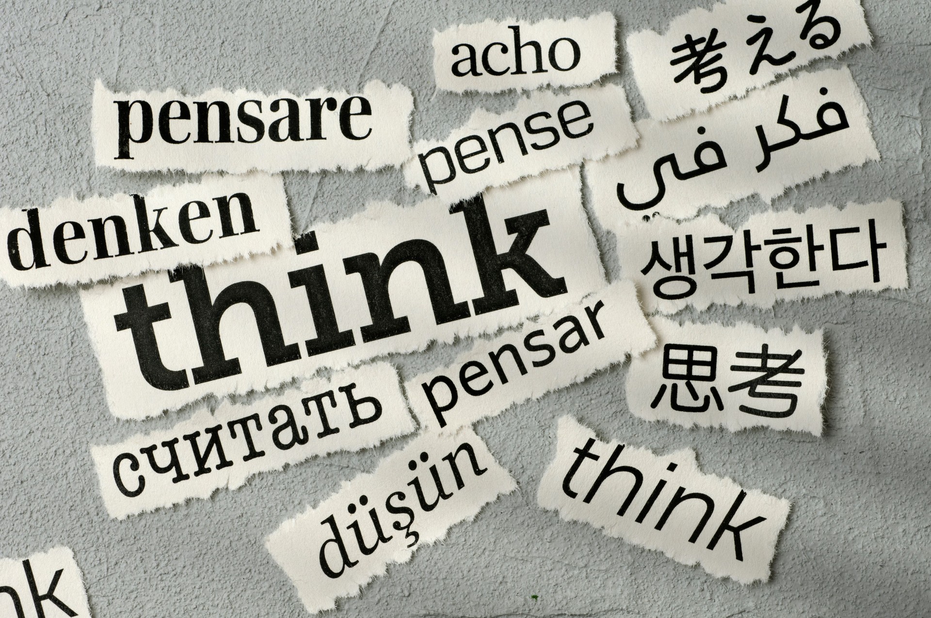 Multilingual: Think